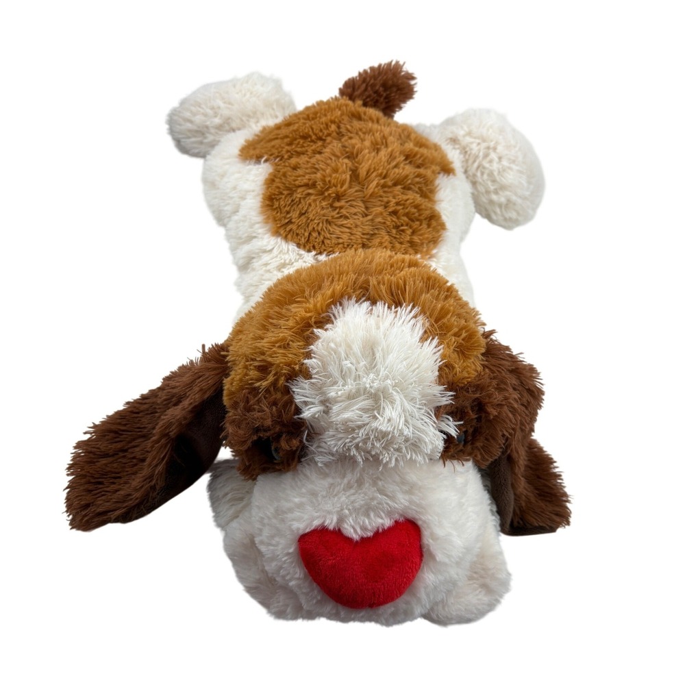 English Bulldog Body Pillow Plush 24" Heart Nose Dog Bed Pillow Lounger